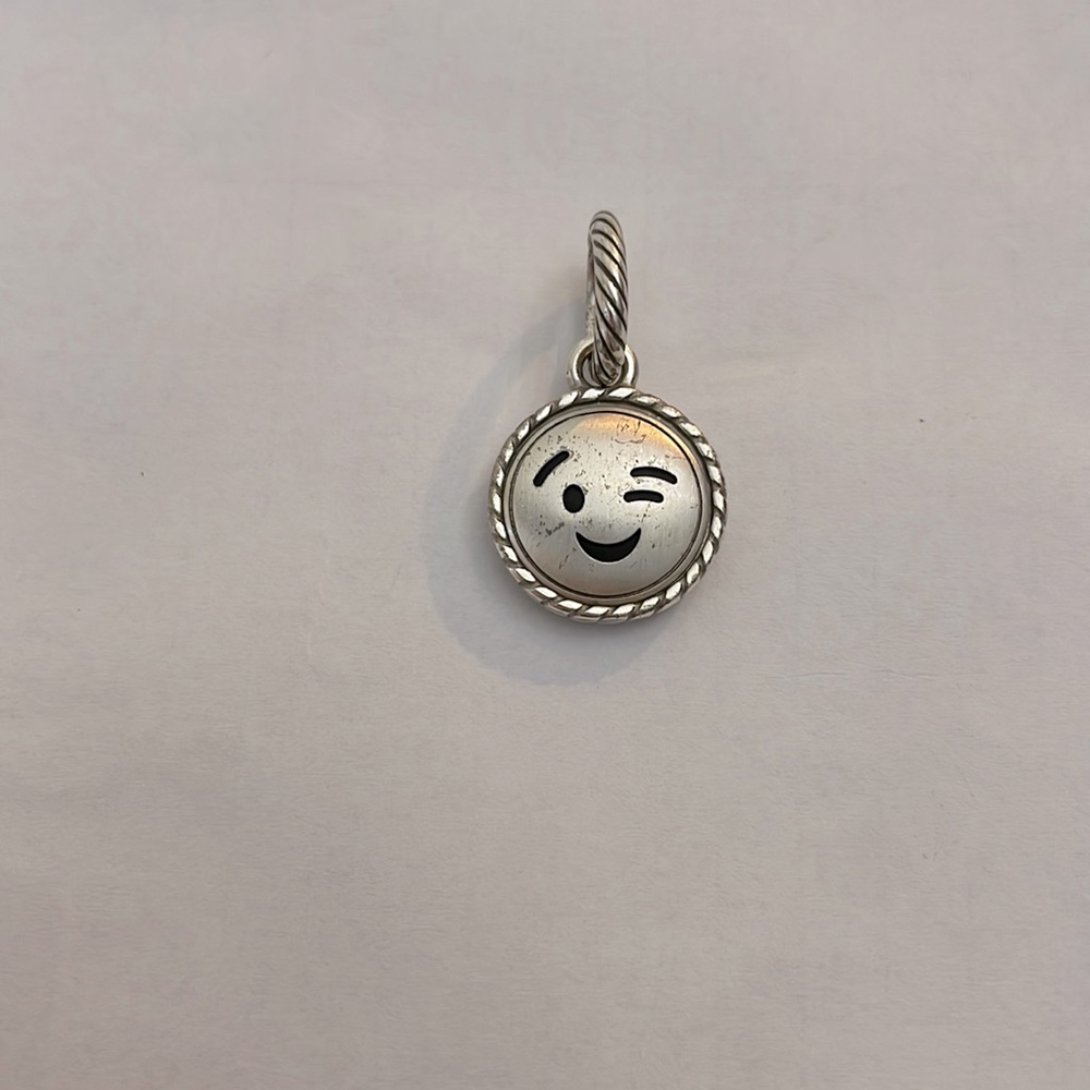 Brighton wink emoji charm